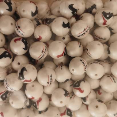 20mm Acrylic Exclusive Collab Team Beads