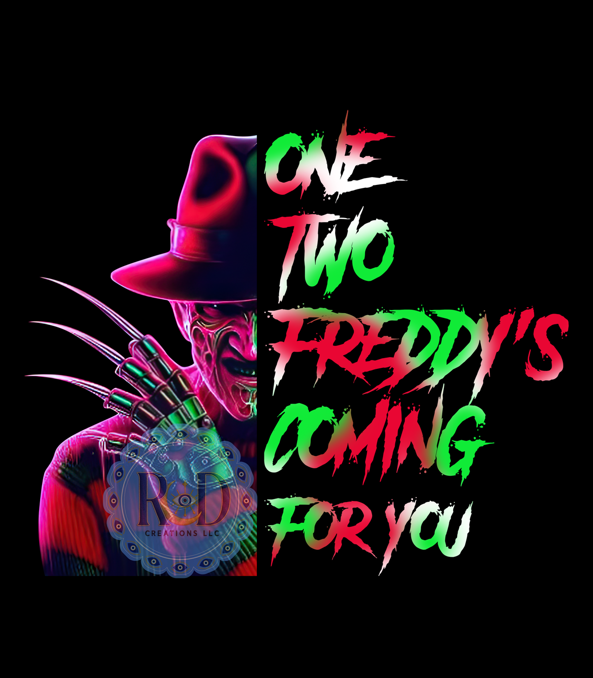 One, Two, Freddy’s Coming for You PNG