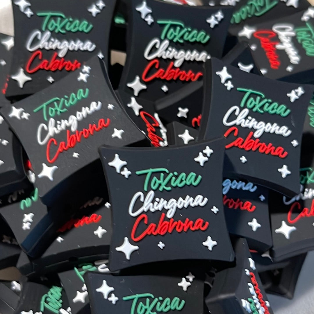 Toxica Chingona Cabrona Silicone Focal -Exclusive to RD Creations