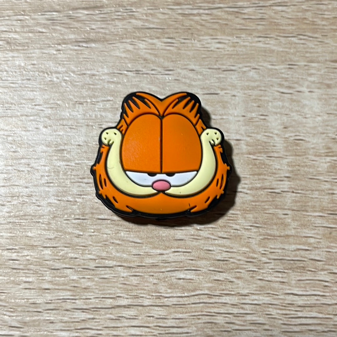 Focal de silicona de gato naranja