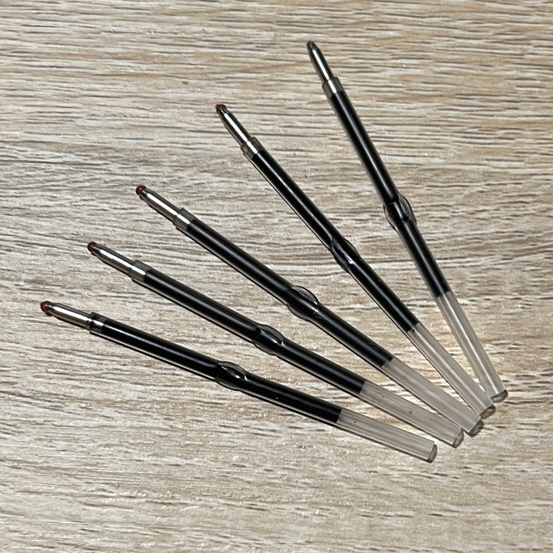 Black ink (10pk) refill for plastic pens