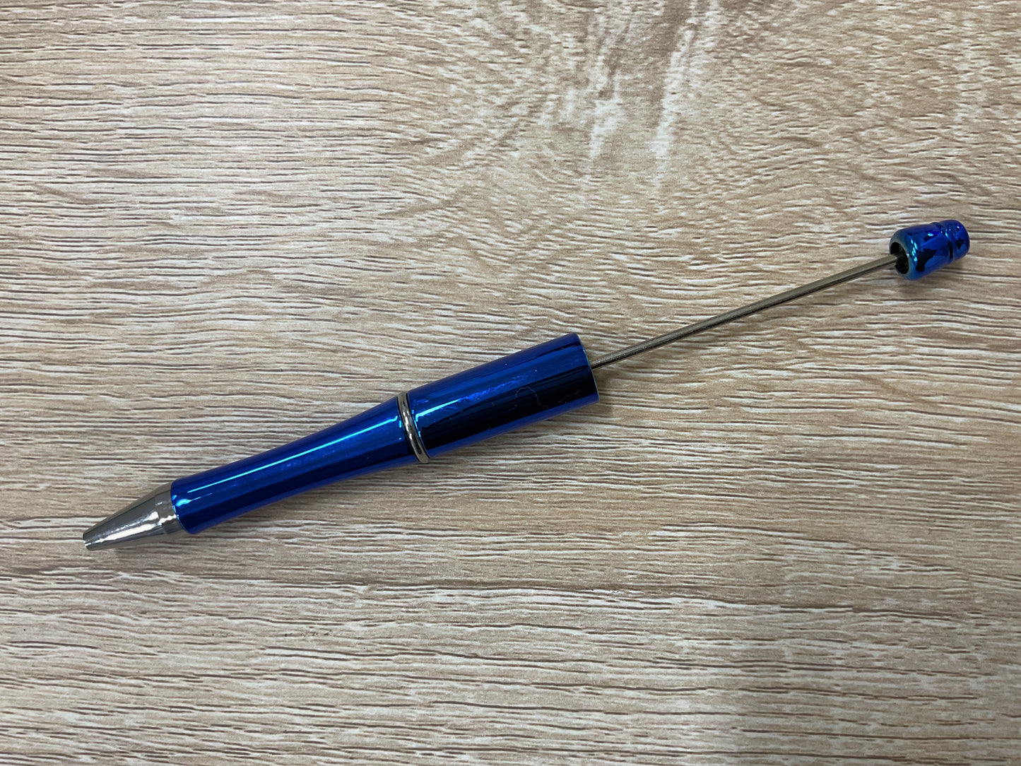 Plastic Beadable Pen Metallic/Ombre Colors