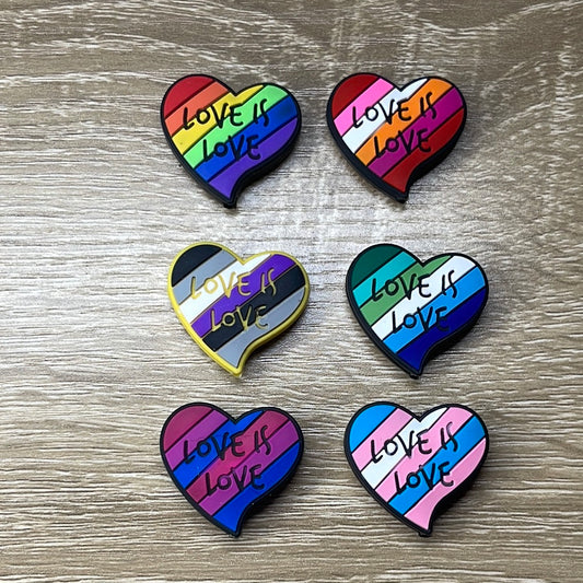 Pride Love is Love 🌈 Silicone Beads - Exclusive to TATNCS