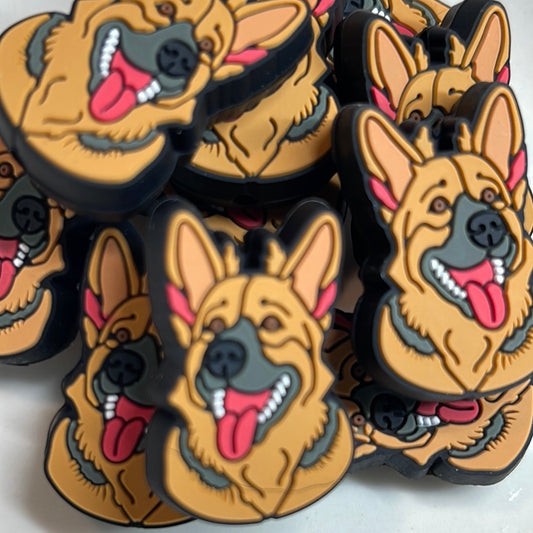 German Shepard Silicone Focal - Bead Sister Tatncs