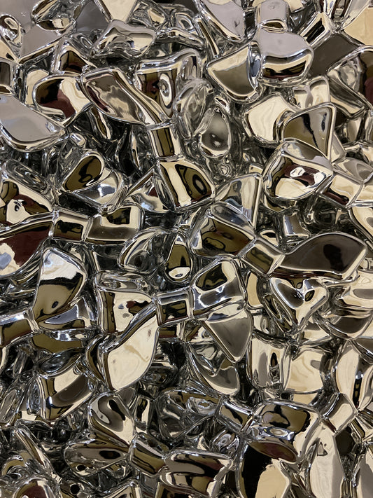 Arco de plástico plateado de 32 mm