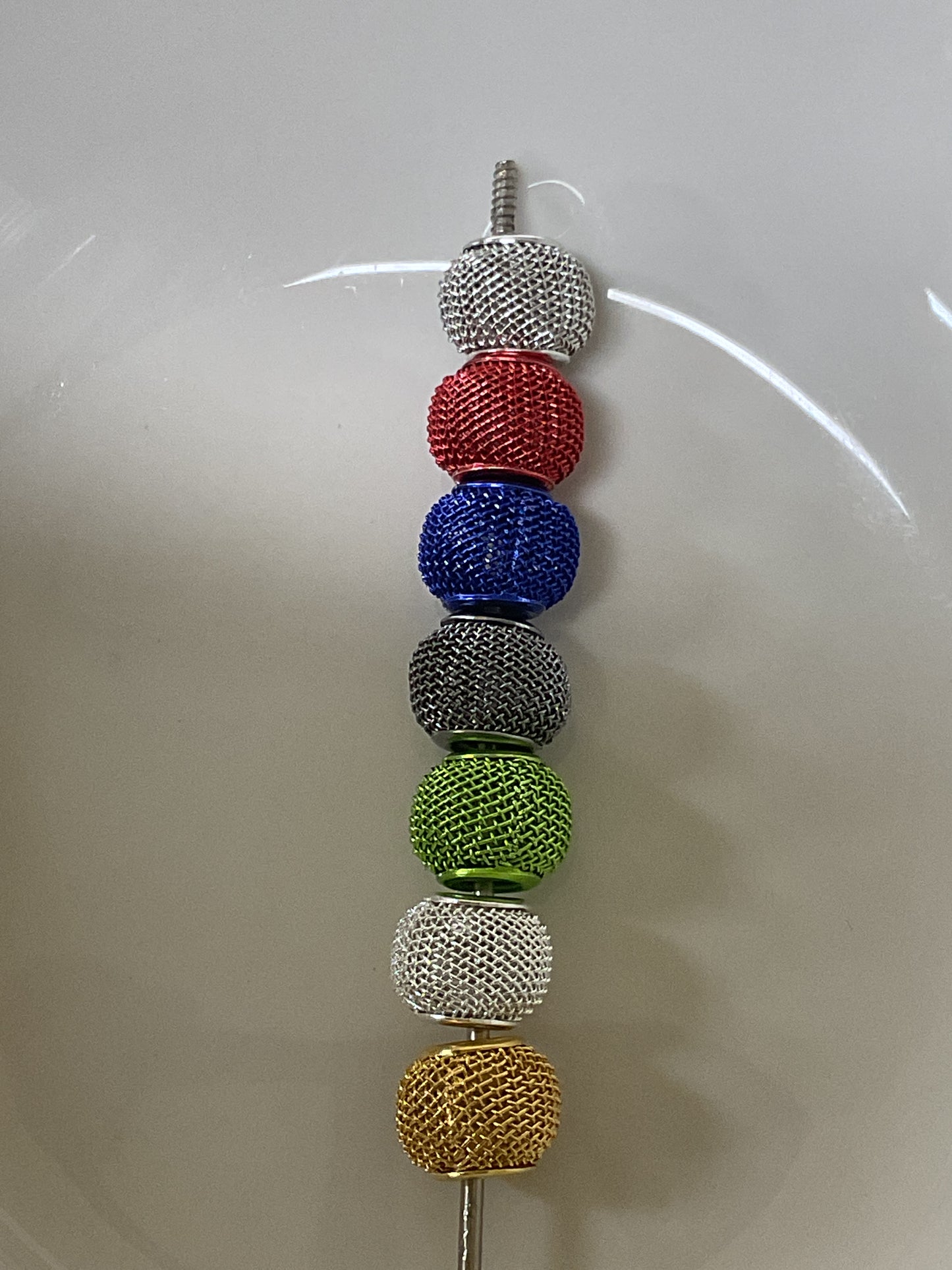10pk Metal Decorative Spacers Beads-12mm