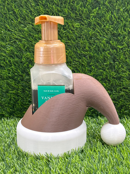 Brown Elf Hat Bath and Body Works Soap Holder 3D Printed