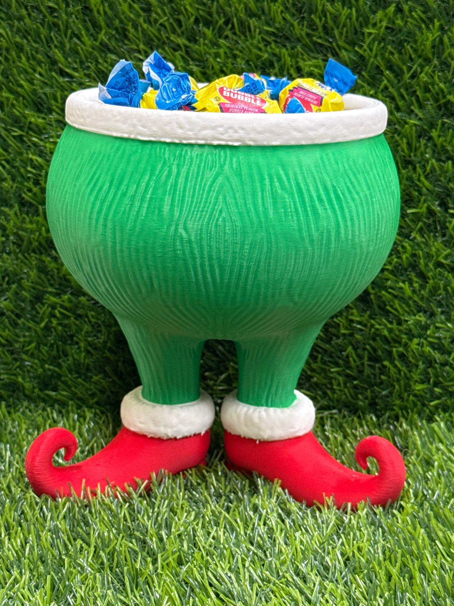 Grinch Candy Bowl 3D Printed