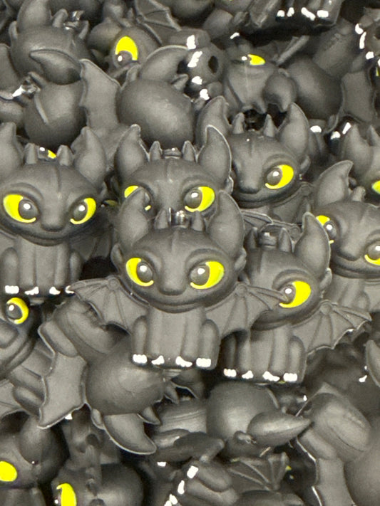 Public 3dBlacktoothless Silicone Focal