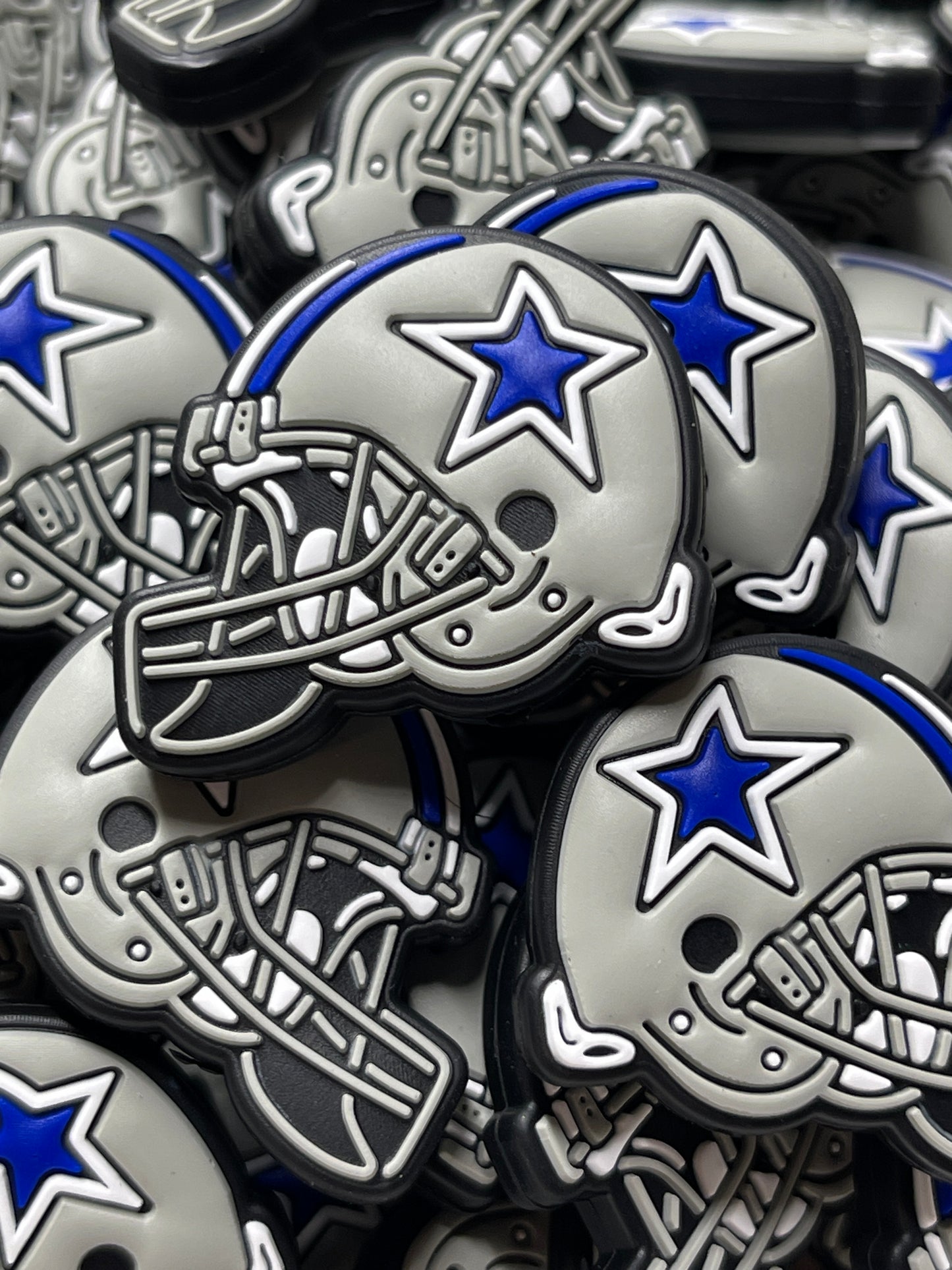 RDDallasCowboys Blue Helmet Silicone Focal-Exclusive to RD Creations