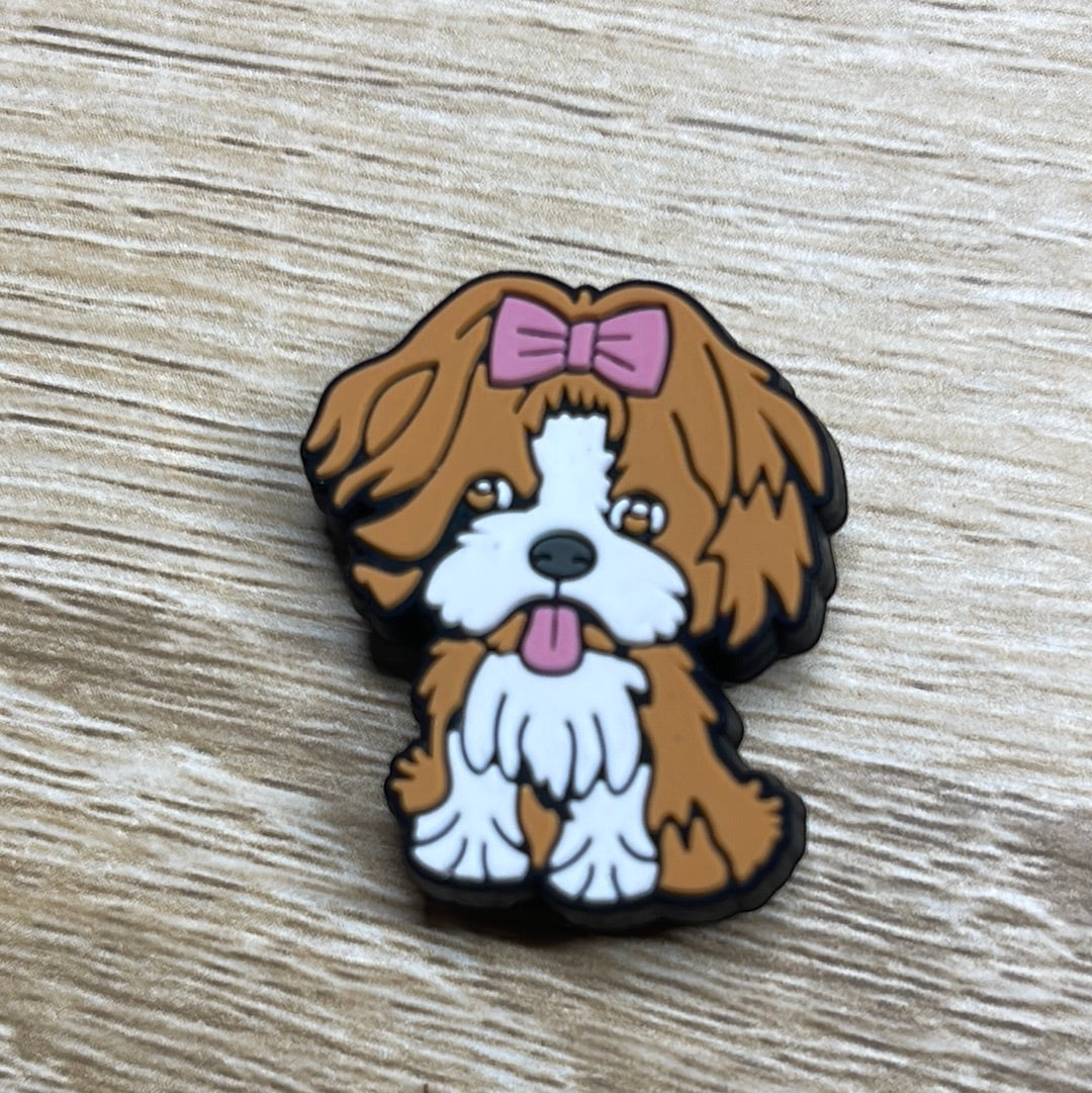 Brown Shih Tzu Girl Dog Silicone Focal-Exclusive to TATNCS