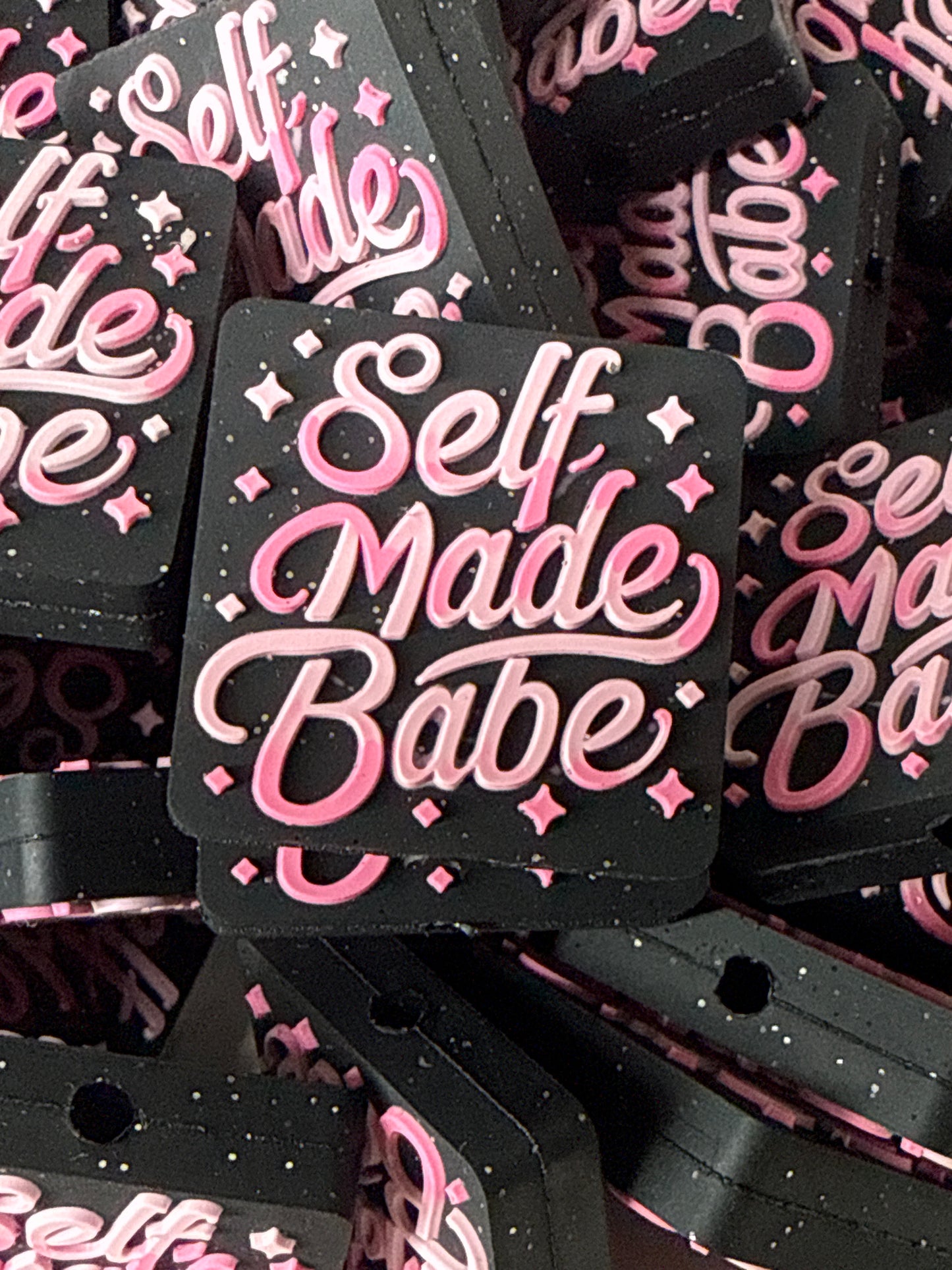 Pink Self Made Babe Silicone Focal- Exclusive to Chez Mold and More