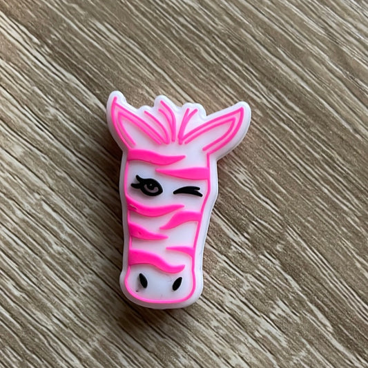 RDPinkZebra Large Silicone Bead- Exclusive collab w/TATNCS