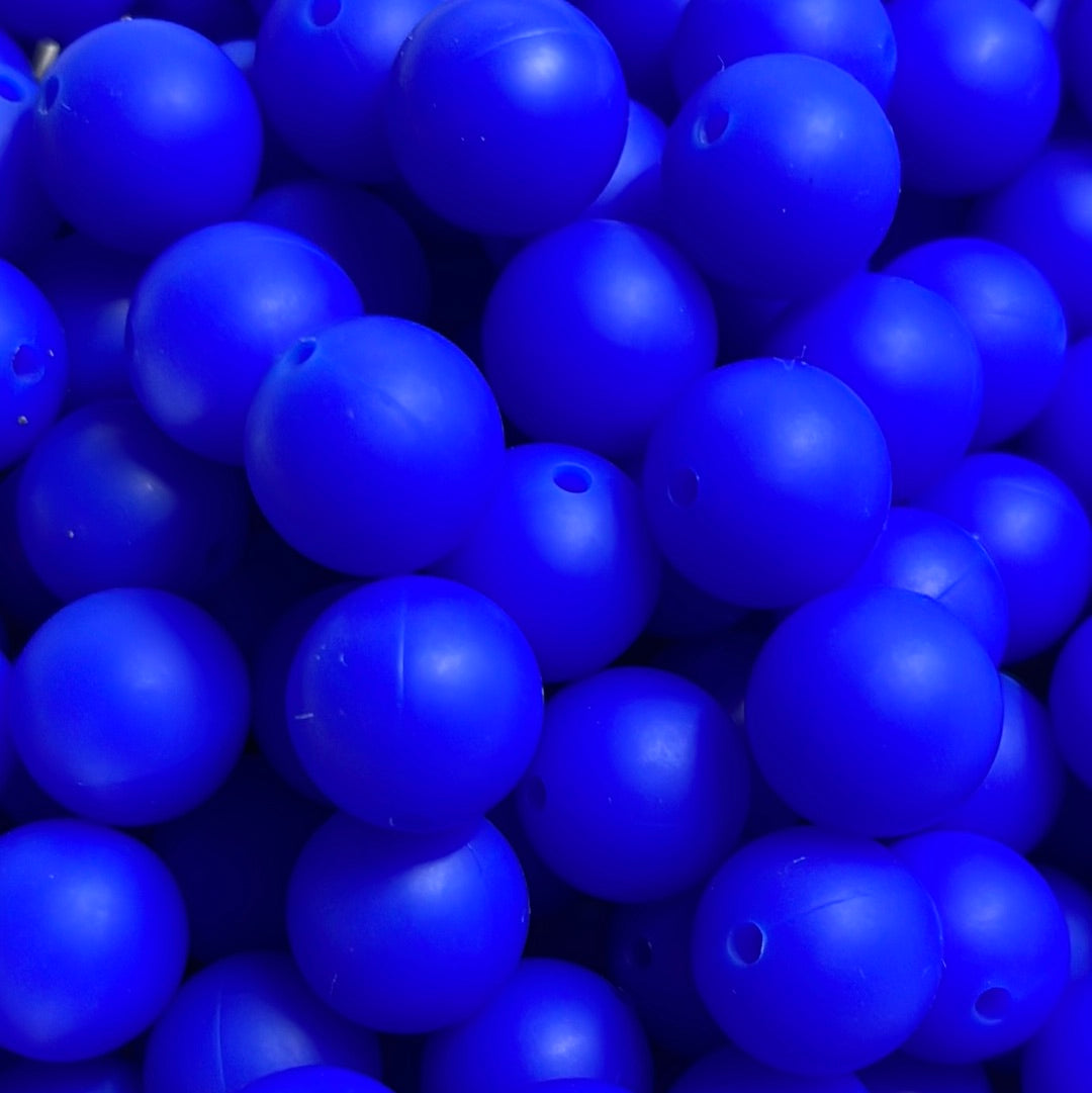 S16 15mm 10pk Royal Blue Silicone Beadcatalog a0144 RD Creations 1stop