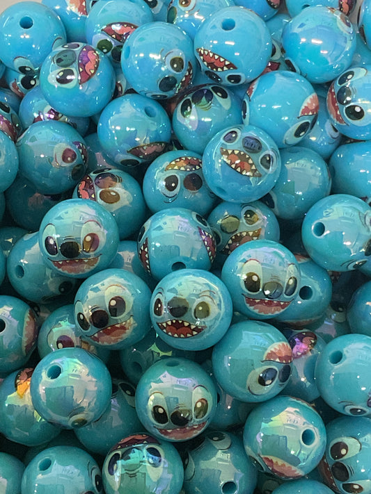 Stitch Acrylic 16mm Beads