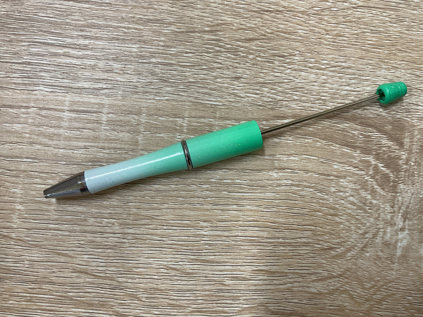 Plastic Beadable Pen Metallic/Ombre Colors