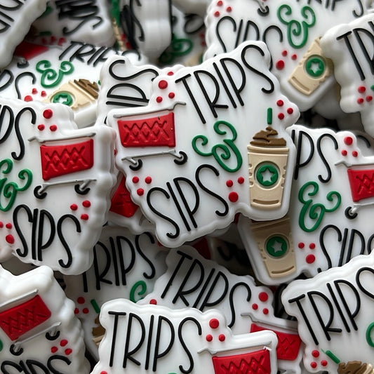 Trips & Sips Silicone Bead - Public