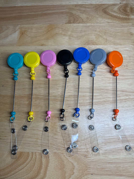 Badge Reels with Extended Beadable Bar