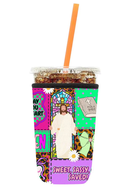 Reusable Insulated Sleeves for Hot and Cold Drinks - Sweet, Sassy and Saved