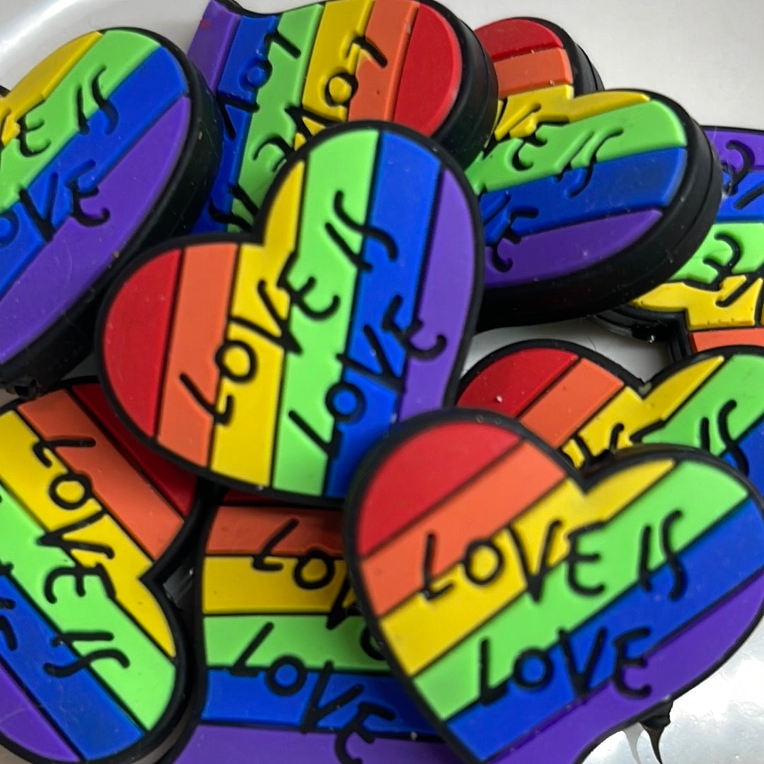 Pride Love is Love 🌈 Silicone Beads - Exclusive to TATNCS