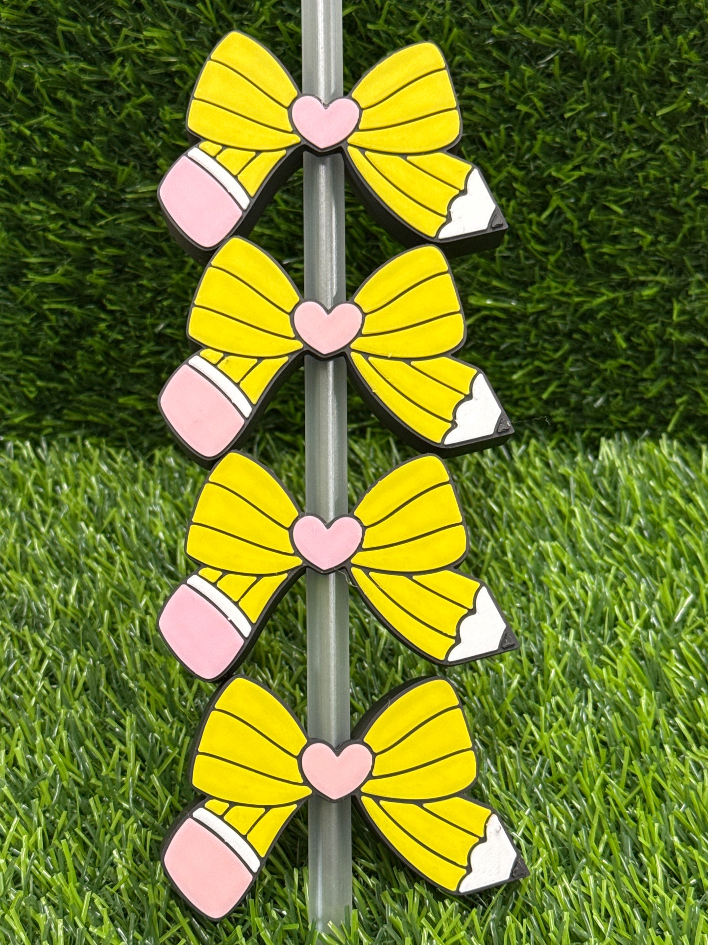 Coquette Bow Pencil Straw Topper 3D Printed Fits 8mm & 10mm