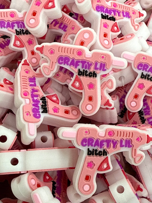 Crafty Lil Bitch Silicone Bead - Exclusive Collab with Nikki's Sweet Phenomena
Focals and Beads