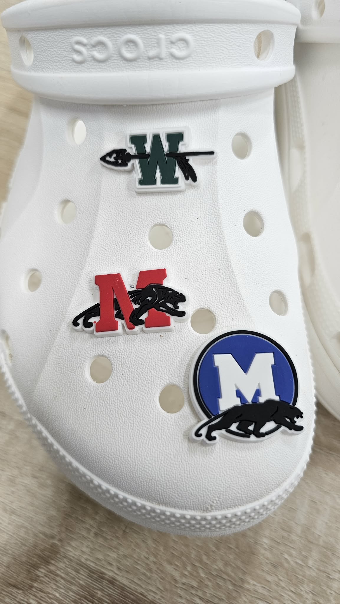 School Spirit Croc Charm-Hachie Indians