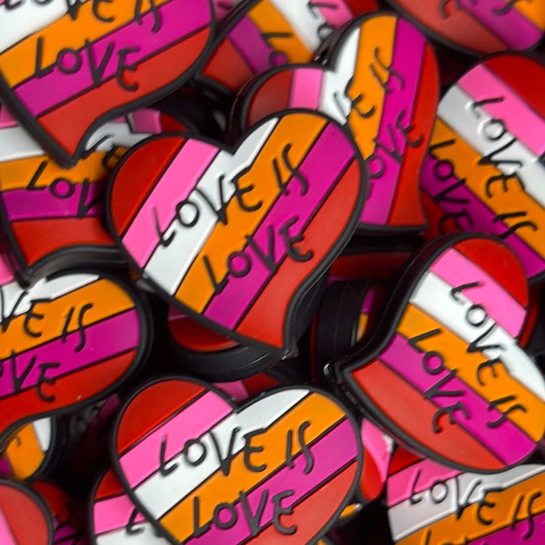 Pride Love is Love 🌈 Silicone Beads - Exclusive to TATNCS