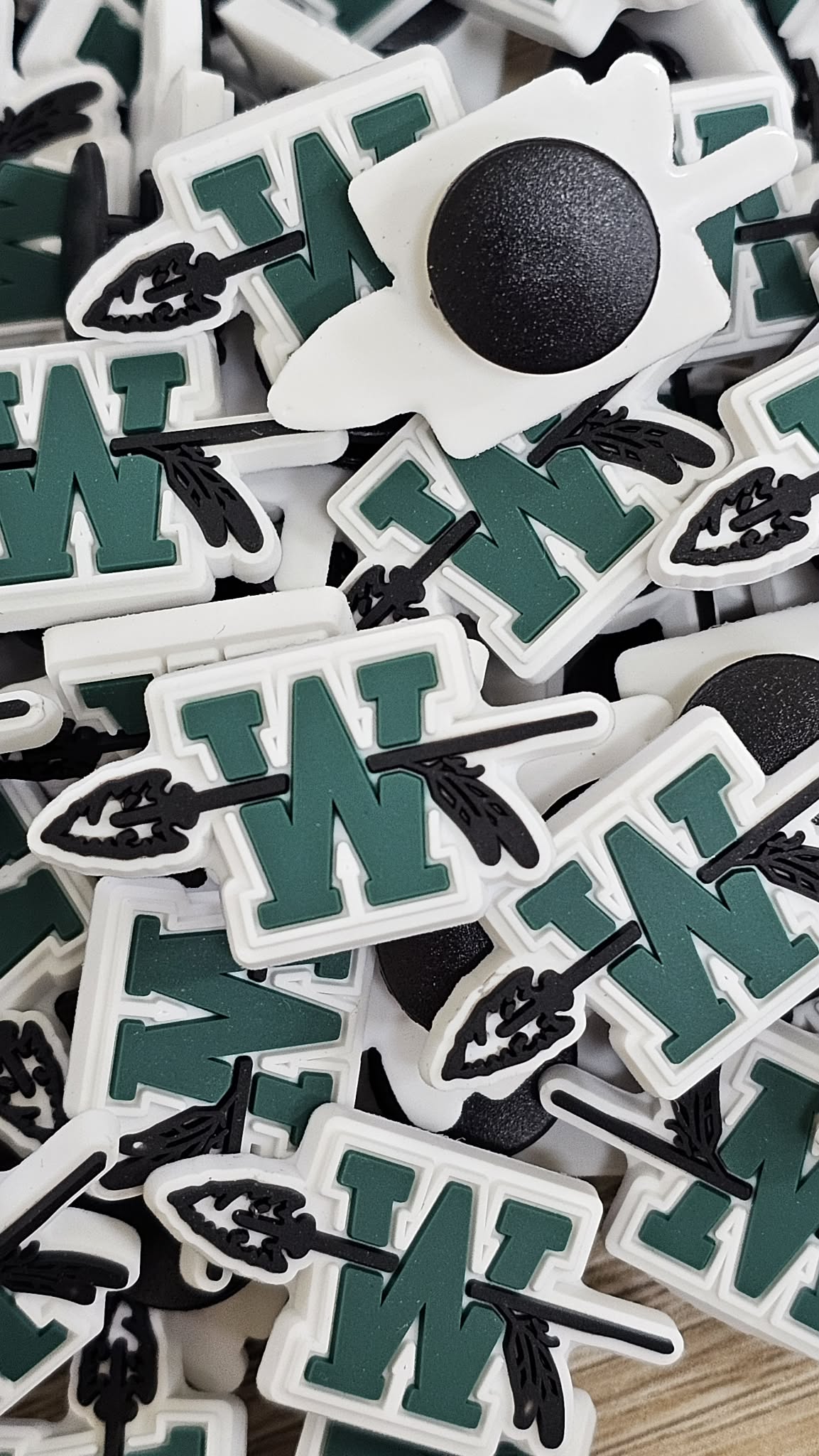 School Spirit Croc Charm-Hachie Indians