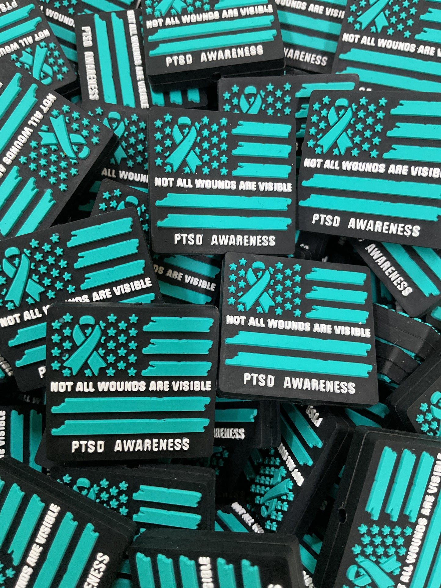 PTSD Awareness Silicone Focal - Exclusive to RD Creations