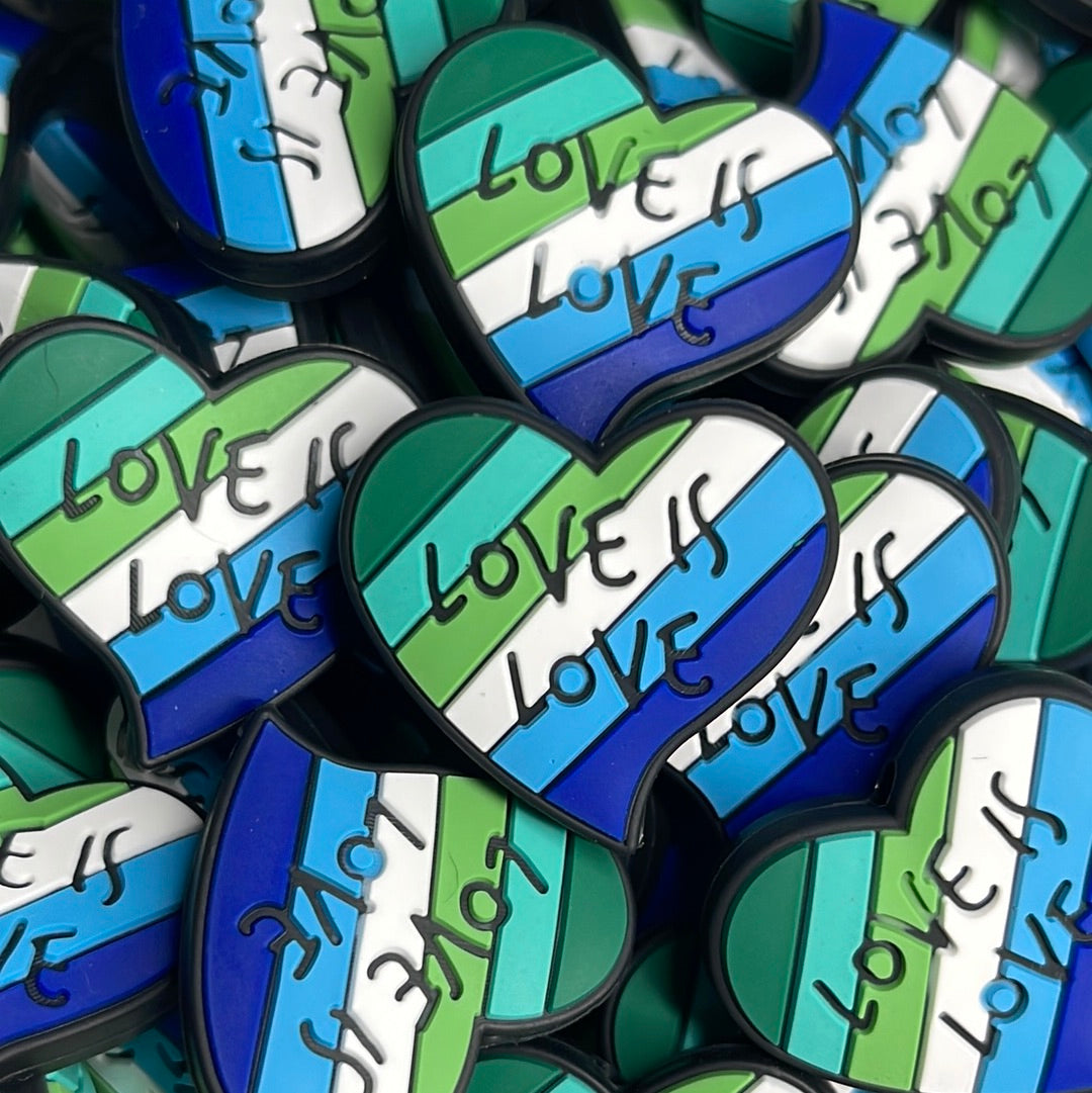 Pride Love is Love 🌈 Silicone Beads - Exclusive to TATNCS