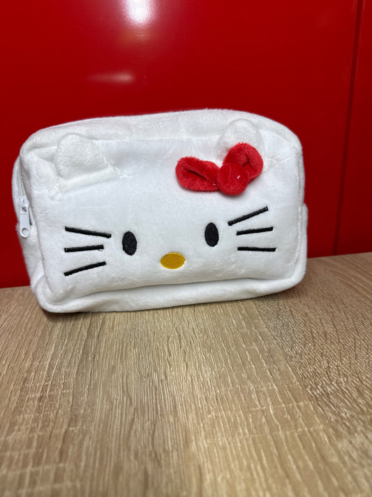 White Hello Kitty Makeup Bag