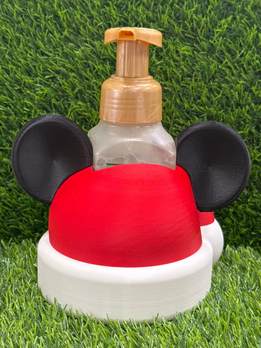 Mickey Mouse Santa Hat Bath and Body Works Soap Holder 3D Printed