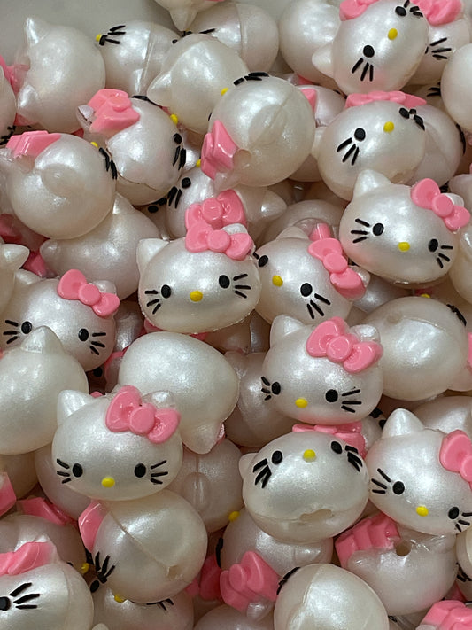 Hello Kitty Head 5 Colors 17mm -Public