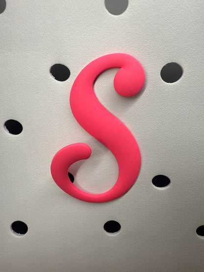 RDBOGGLETS Pink-  Decorative Alphabet Lettering Accessories Compatible with Bogg Bags