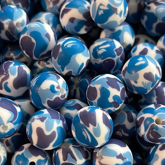 P50 15mm 10pk Ocean Blues Silicone Beads-catalog p05-137