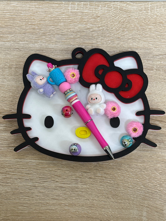 Hello Kitty 9x6 Bead or Catch All Tray-custom designs available (email us)