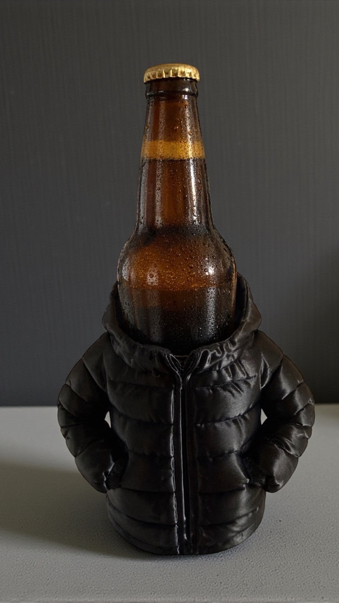 3D Printed Puffer Jacket Can/Water/Pens Holder-Can/Bottles not included