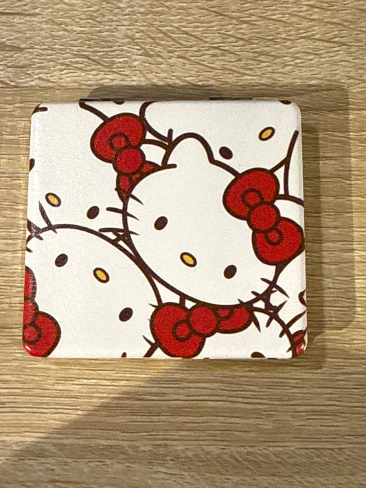 Hello Kitty Red Bow Pocket Mirror