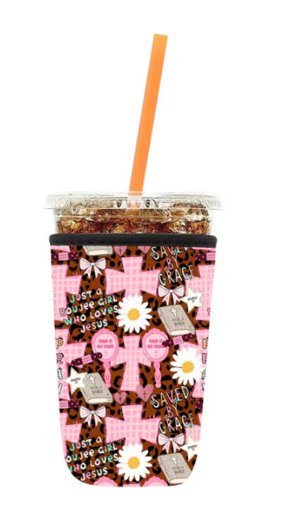 Reusable Insulated Sleeves for Hot and Cold Drinks - Saved by Grace