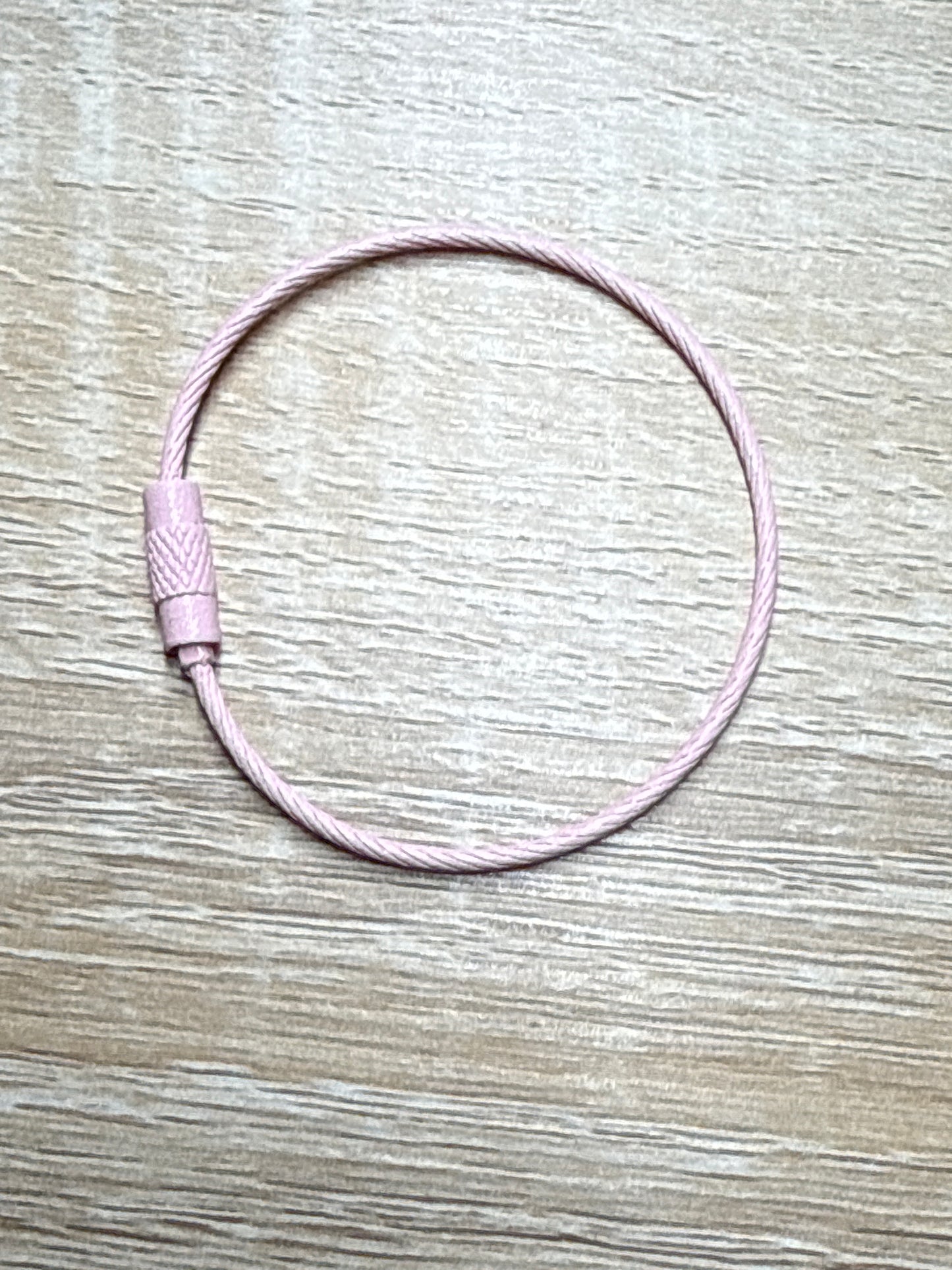 1pc 15cm steel wire keyring steel cable