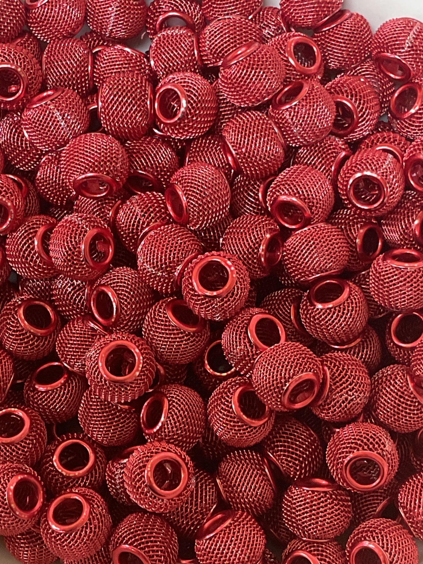 10pk Metal Decorative Spacers Beads-12mm