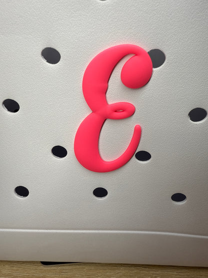 RDBOGGLETS Pink-  Decorative Alphabet Lettering Accessories Compatible with Bogg Bags