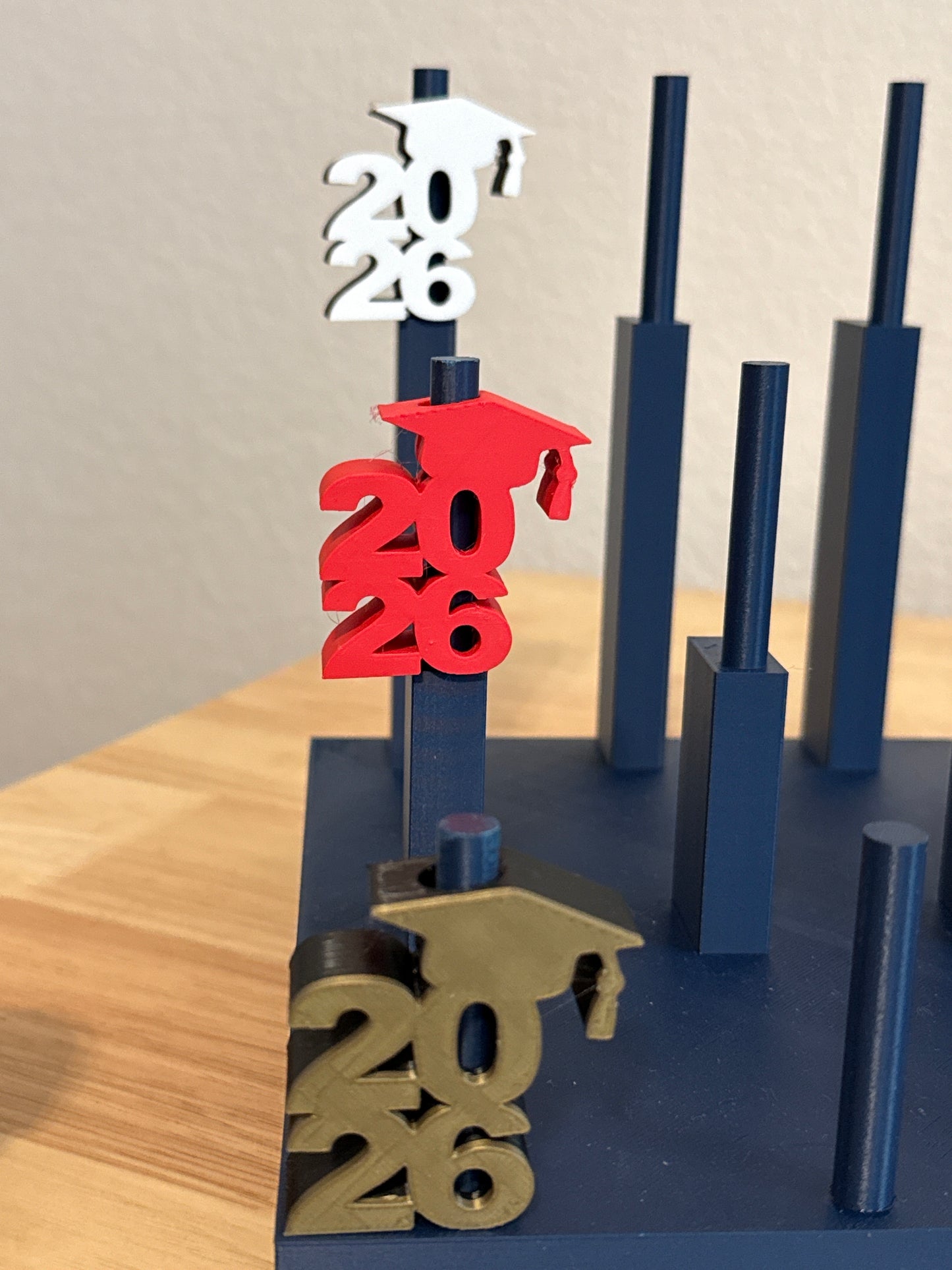 2026 Grad 3d Printed Straw Topper- email us for your colors- allow 2-4 day TAT for custom