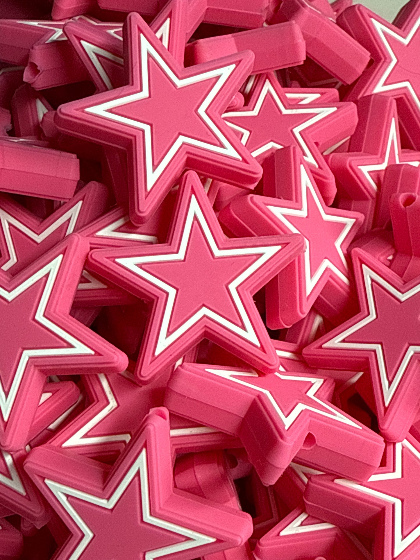 RDDallasCowboys Pink Star Silicone Focal-Exclusive to TaTNCS