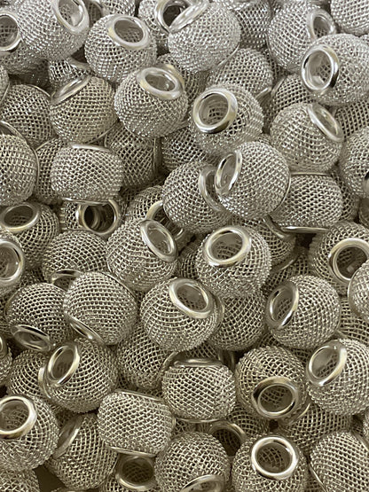 Metal Decorative Spacers Bead - 12mm - 10 pack