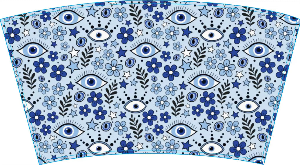 Reusable Insulated Sleeves for Hot and Cold Drinks - Evil Eye