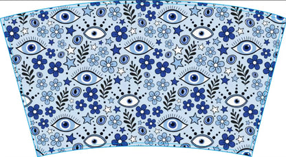 Reusable Insulated Sleeves for Hot and Cold Drinks - Evil Eye