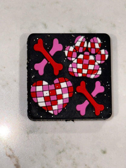 XOXO Dog Silicone Focal - Exclusive Collab with Chez Molds