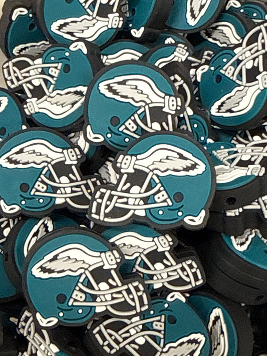RDPhiladelphiaEagles Helmet Silicone Focal - RD Creations Exclusive
